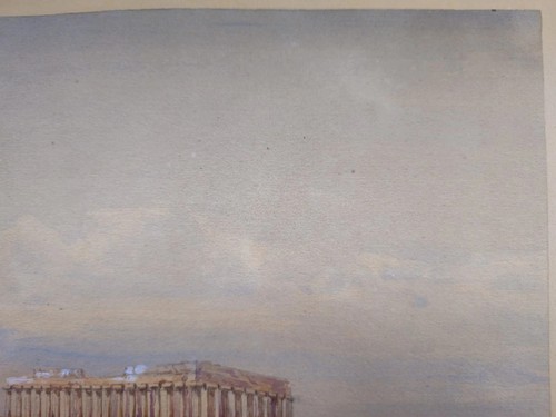LANZA, GIOVANNI (Naples 1827-1889). Temples At Paestum 17.5 x 10 Inches - Picture 13 of 13