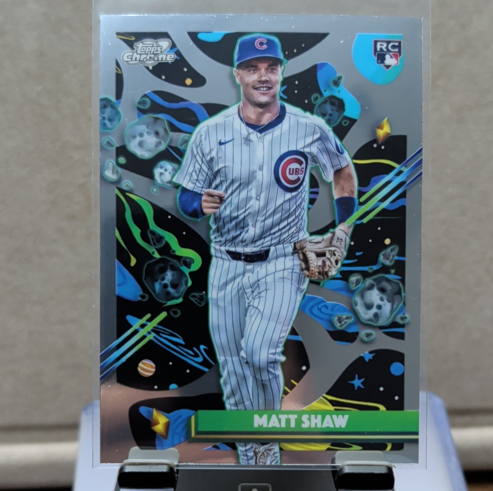 Topps Cosmic Chrome 2025 Matt Shaw #35 Chicago Cubs Baseball Card