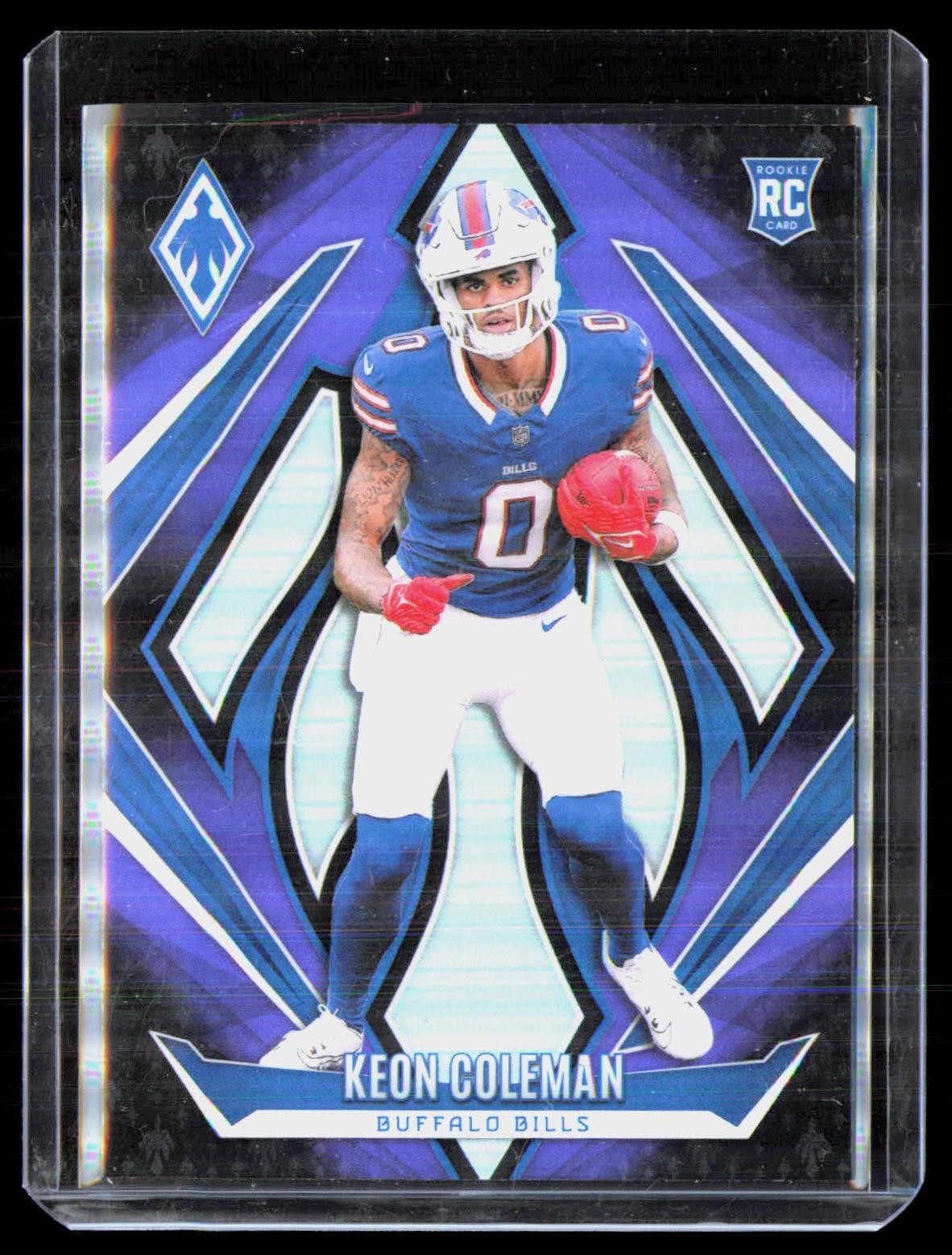 2024 Panini Phoenix #213 Keon Coleman Purple Fade