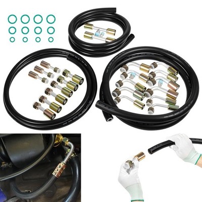 AC.121.001 Air Conditioning Hose Fitting Kit #6#8#10 for Automotive A/C Systems