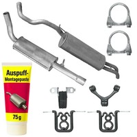 Edex Mitteltopf + Endtopf Auspuff FüR VW Golf 4 IV Kombi 1.6 FSI|2.0 99-06