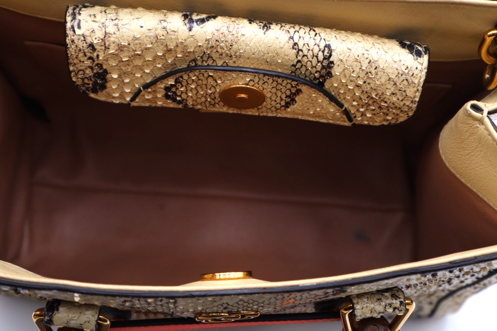 Gucci Python Small Diana Tote Bag - image 7