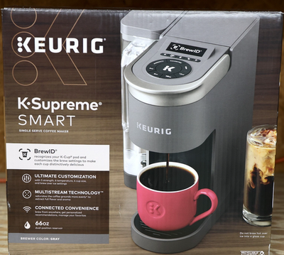 Keurig K-Supreme SMART Single Serve Coffee Maker - Gray K28 🟢 | eBay