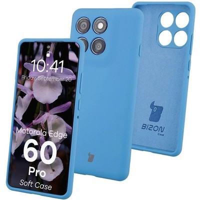 Handyhülle für Motorola Edge 60 Pro Bizon Case Cover Schutz Hülle Etui Blau