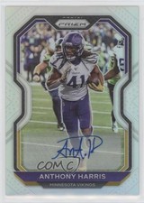 2020 Panini Prizm Silver Prizm Auto Anthony Harris #219 Auto 0bt4