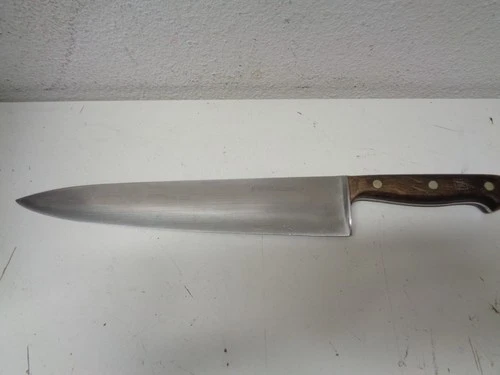 Friodur Twinworks Chef Knife 202-10 Vintage 10" Blade Solingen Germany