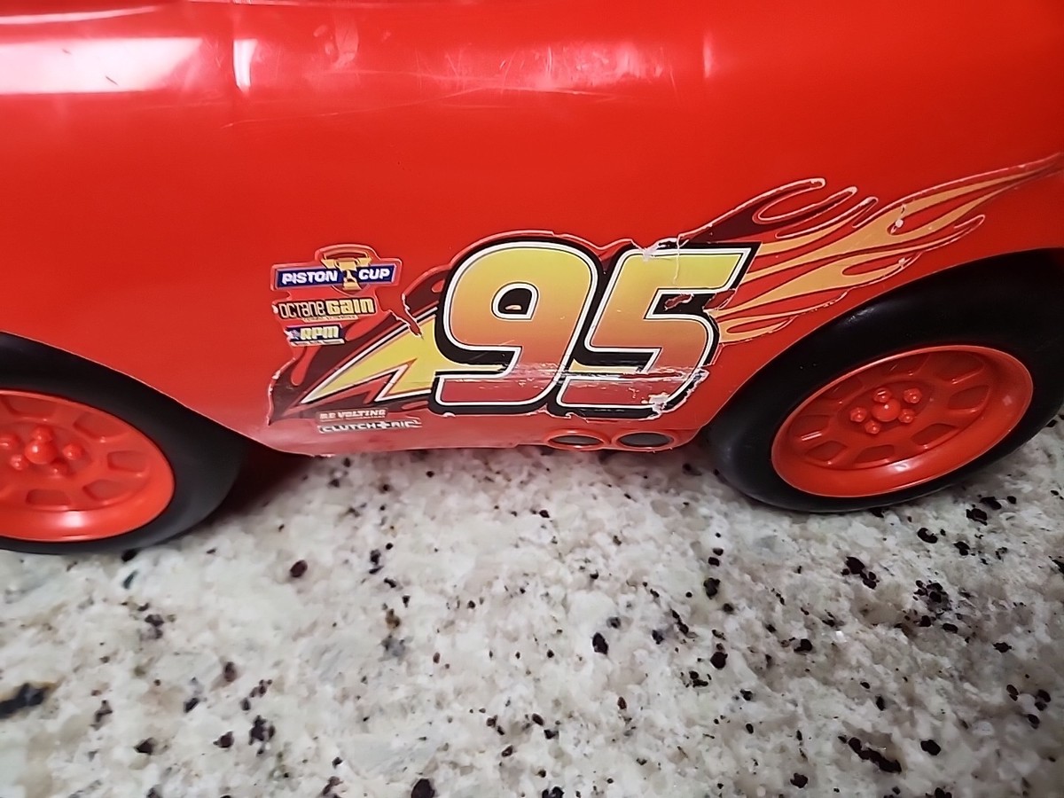 Lightning McQueen Racer Ride On | eBay