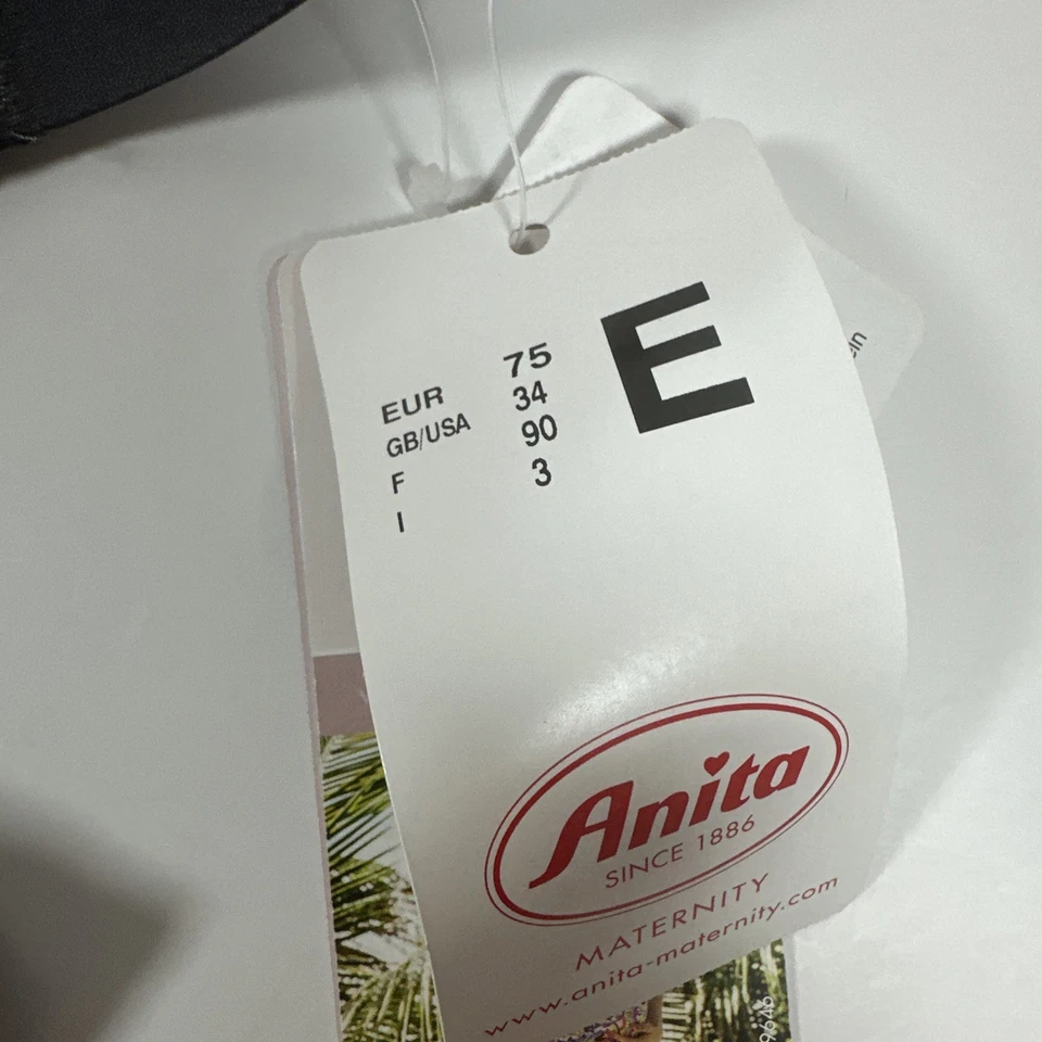 Sujetador de enfermería de maternidad Anita 34E con aros apertura ancha copa sin costuras ¡NUEVO CON ETIQUETAS! Foto 3 de 4