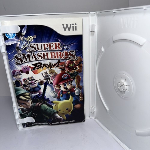 Super Smash Bros. Brawl (Nintendo Wii, 2008) SIN JUEGO Con Caja y Manual - Imagen 2 de 2