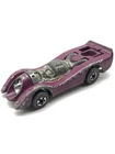 Vintage 1970 Hot Wheels Redlines JET THREAT Purple w/ Yellow Flames - Hong Kong