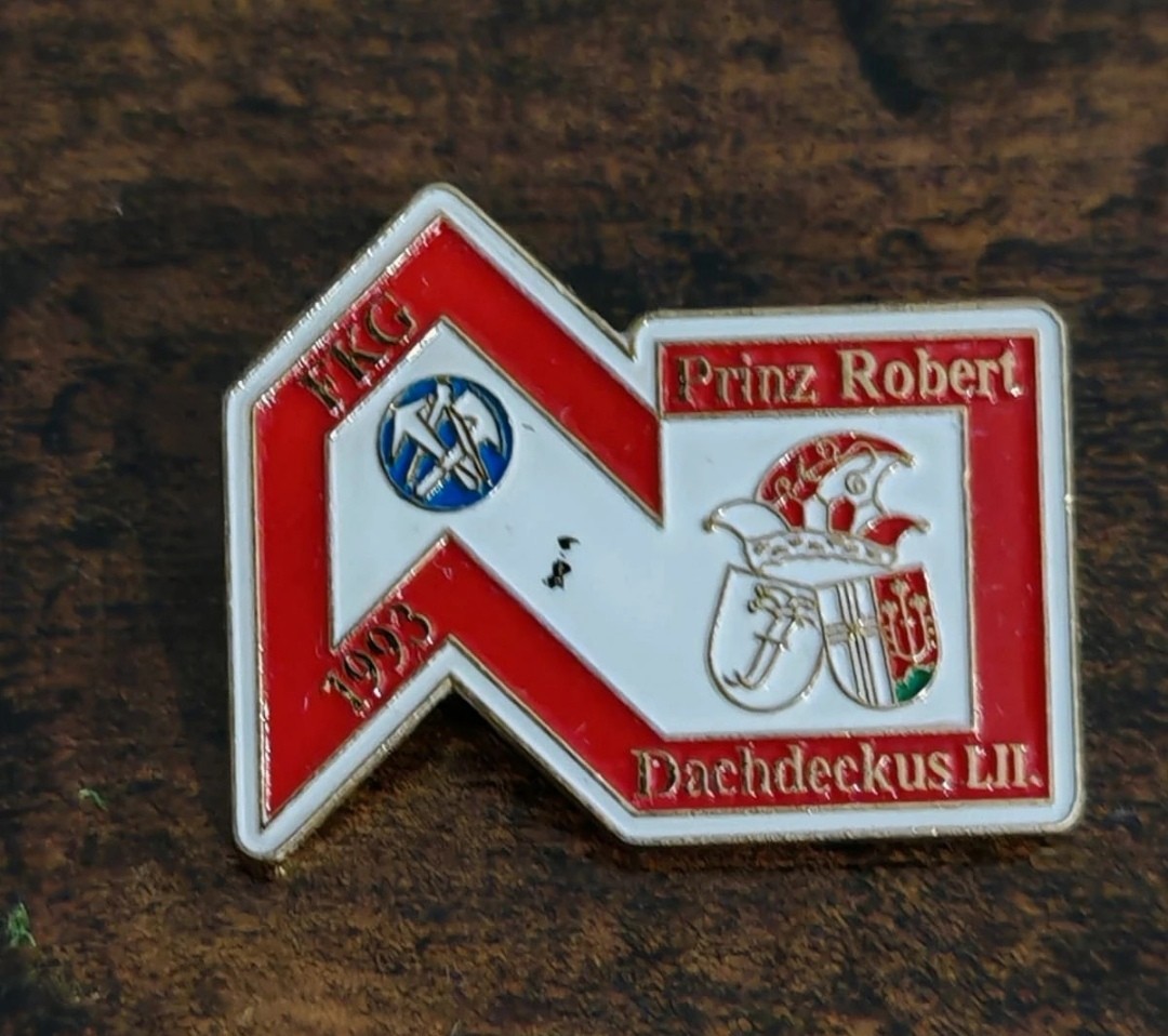 Spilla commemorativa FKG 1993 – Prinz Robert Dachdeckus LII – Pin dorato raro
