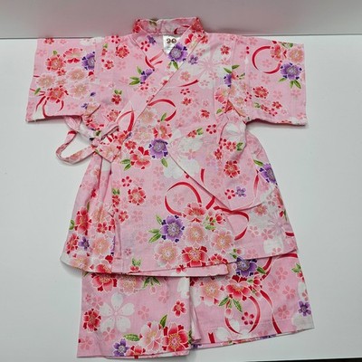 Unbranded Jinbei Baby Size 90cm/ 2T Multicolor  Sparkly Floral Shorts Set