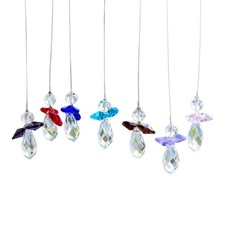 Crystal Guardian Angel Suncatcher Prisms for Windows - 7pcs Rainbow Maker