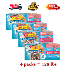 4 Packs -Friskies® Fish-A-Licious Adult Cat Wet Food - Variety , 32 CT, 176 OZ 1.44 per gallon