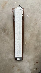Eugene DIETZGEN Slide Rule Vector Type Log Log B-1725 Japan Leather With Case 