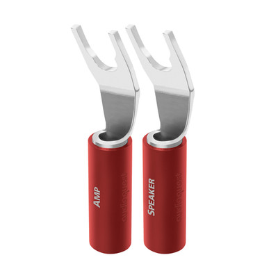 AudioQuest SureGrip 100 Silver Multi-Spade Speaker Connectors (Set of 12)