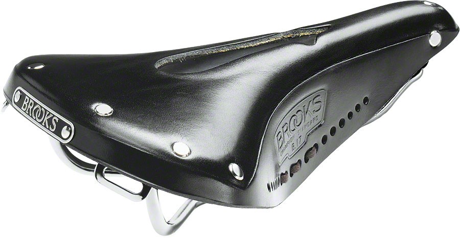 Brooks B17 Carved Saddle - черные кожаные стальные рельсы шириной 170 мм 27690₽