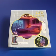 LED Striplights 6.5 Ft 24 Key Remote-FREE SHIPPING-Brand New