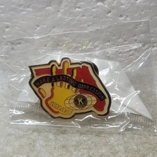 Kiwanis International Lapel Pin Make a Lasting Impression 2002-03 Enamel Clutch