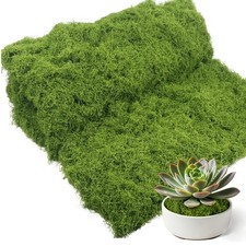 Fake Moss Mat 39" x 39" Artificial Moss Rug Indoor Light Green Faux Moss Shee...