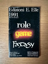 CATALOGO - Edizioni E.Elle 1991 / Secondo Semestre - LIBROGAME ROLEGAME FANTASY