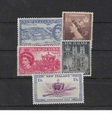 NOUVELLE ZELANDE Yvert n° 318/322 neuf sans charnière