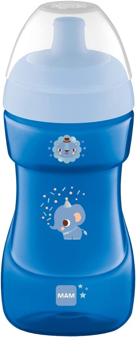 MAM Sports Cup | 330ml | Non-Spill Cup with Free Flow Spout | Suitable for 12+