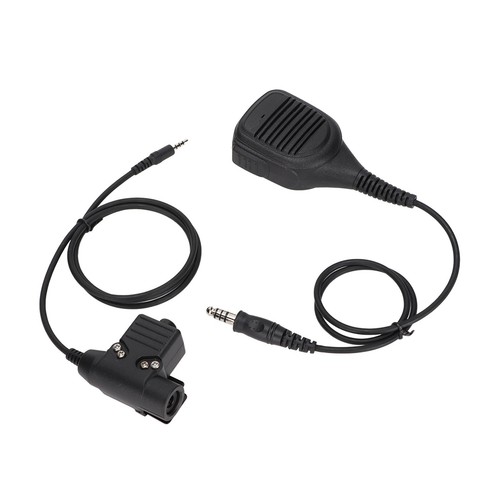 7 1mm Mikrofon naramienny Pilot ręczny Radio Głośnik Mikrofon z etui U - Zdjęcie 16 z 23