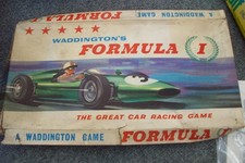 Waddingtons Formula 1 One , Car Racing Board Game , 1962