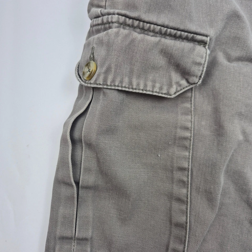 Pantalones Cortos de Carga Geoffrey Beene Para Hombres Talla 34 Gris Informales Aire Libre Senderismo Foto 2 de 4