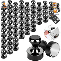 Magnete Stark Neodym Mini 12X16Mm 60 StüCk KüHlschrankmagnete Schwarz