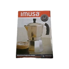 IMUSA 9cup Cast Aluminum Stovetop Coffeemaker