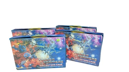 Lot of 4 Transformers 1984 Collectors Case NO. 75100 TARA Toy CORP.