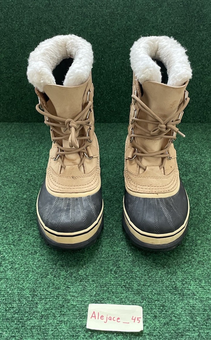 Sorel Caribou Womens Waterproof Leather Boots Size 7 NL1005