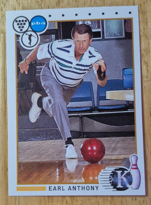 Earl Anthony PBA Bowling Trading Card Kingpins 1990 LOT of 11