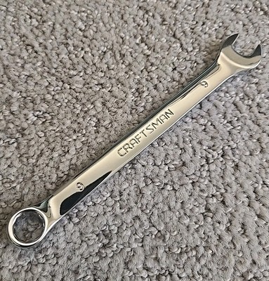 Craftsman 14623 9mm 12pt Combination Wrench Z-AN Series New Polished Chrome