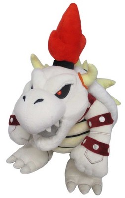 Super Mario Bros Dry Bowser Plush 13'' Little Buddy All Star Collection Official