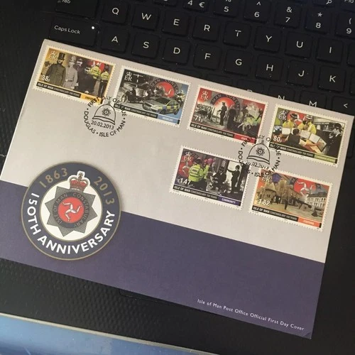 GB Isle of Man 2013 150th Ann IOM Constabulary Police FDC First Day Cover U/A