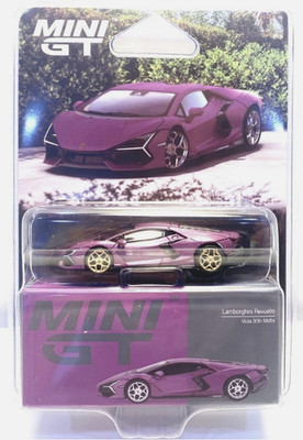 Chase! Mini GT 1:64 Lamborghini Revuelto Viola 30th Matte Diecast Car MGT01121