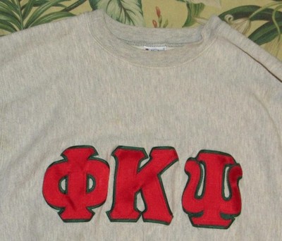 Vtg CHAMPION Reverse Weave Phi Kappa Psi Sweatshirt Made In USA XL