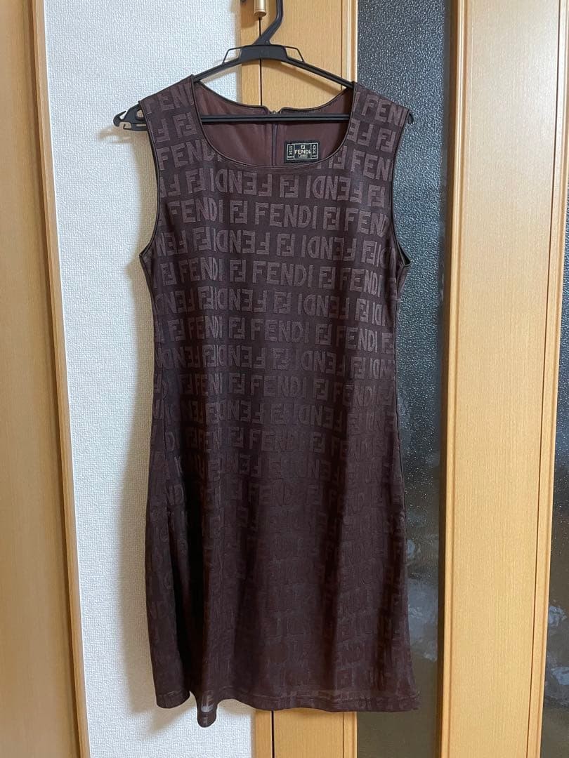 Used Fendi Sleeveless Dress Acceptable