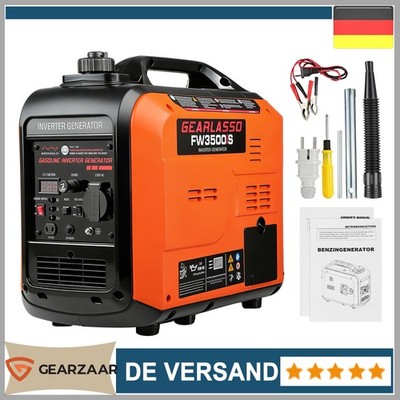 Inverter Stromerzeuger Notstromaggregat Benzin für Camping Wohnwagen für Outdoor