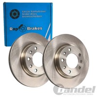 2X Rap Bremsschieben 266Mm InnenbelÜFtet Vorne Passend FüR Peugeot 308 | R-D0929