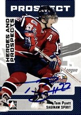 Tom Pyatt - Signed 2006-07 In The Game Heroes And Prospects Card #180