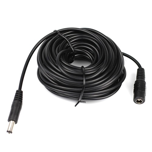 2Pack 32ft 5.5mm x 2.1mm DC Power Extension Cable Male Female Cord for IP Camera - Picture 13 of 15