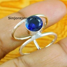Tanzanite gemstone 925 sterling silver handmade Gift Ring US size 5 to 10