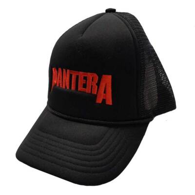 Pantera - Red Logo Trucker CAP - Größenverstellbar Official Merch