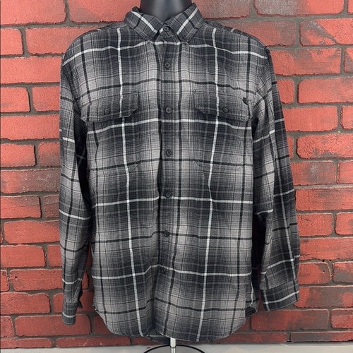 Wolverine Shirt Mens Large Plaid Button Down
