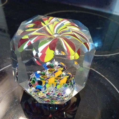 CZECH BOHEMIAN PRISM CUT PAPERWEIGHT - Picture 12 of 13