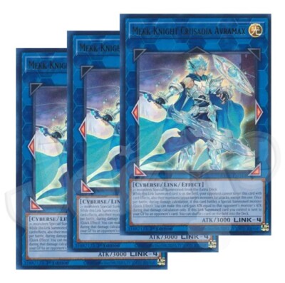 yugioh mekk knight crusadia deck Yu-Gi-Oh! - Mekk-Knight Avramax - DANE-EN047 - Secret Rare - Unlimited Edition may be 1st or Unlimited Edition Mekk-Knights in Crusadia : r/yugioh